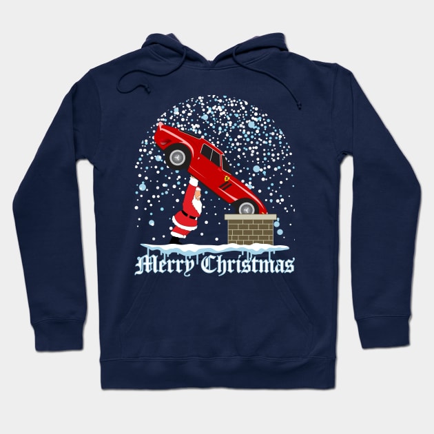 FERRARI GTO CHRISTMAS GIFT Hoodie by HSDESIGNS